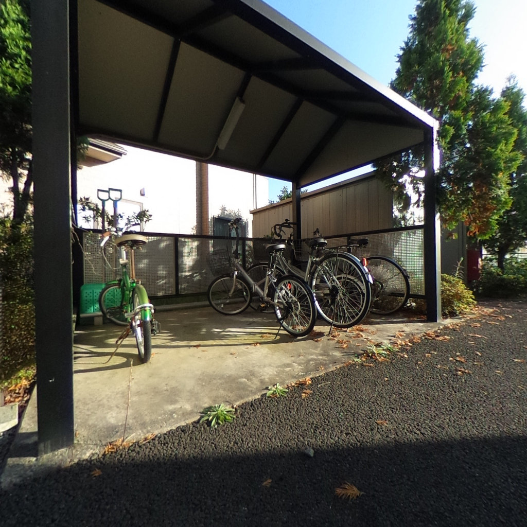 写真:グランチェスタ・新田の自転車置き場