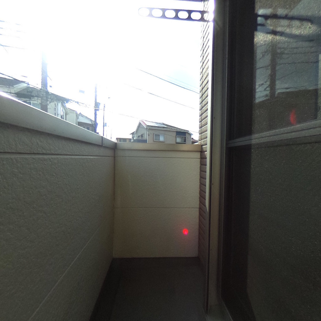 写真:リバーアップ六実のベランダ