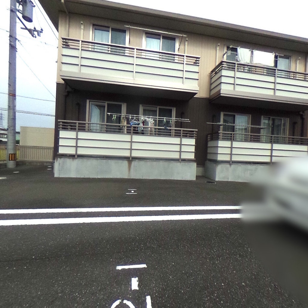 写真:シャーメゾンかすみA棟の建物全景