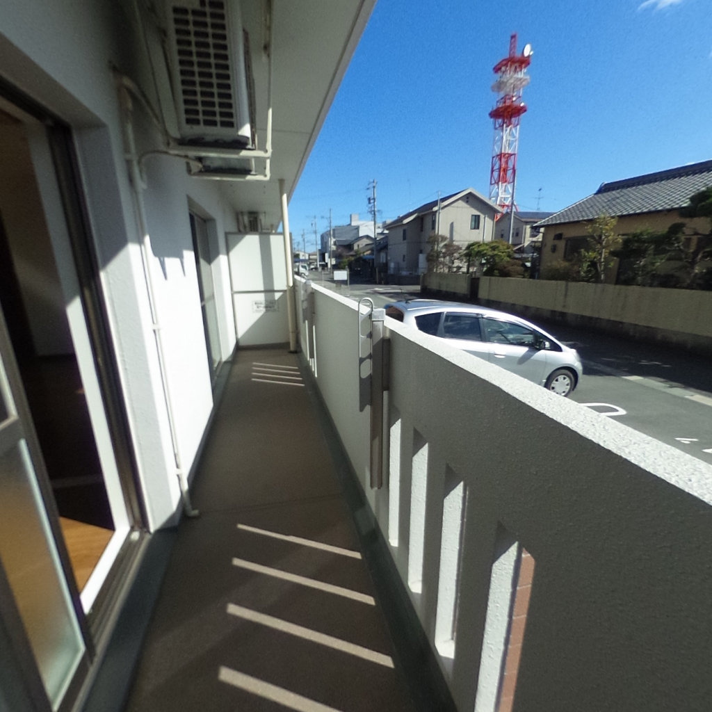 写真:幸マンションのベランダ