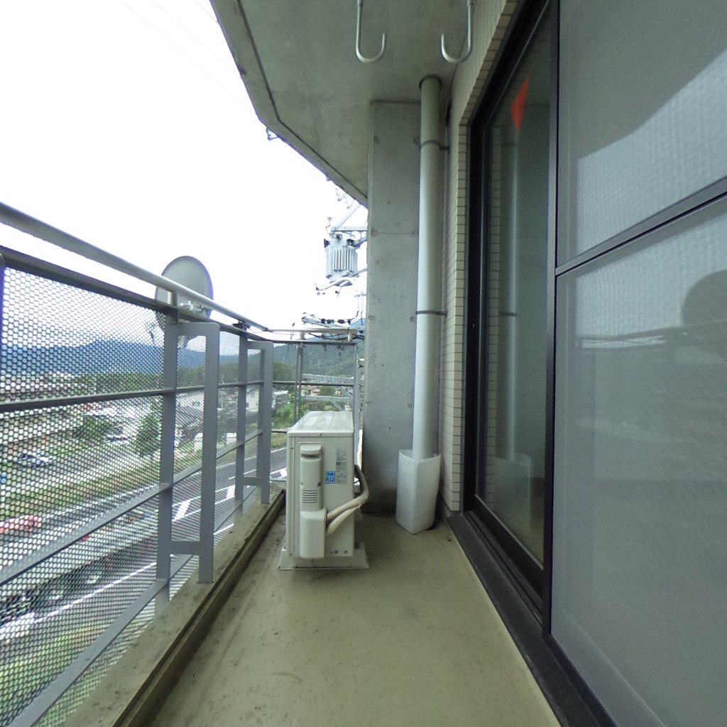 写真:新田ツインズABのベランダ