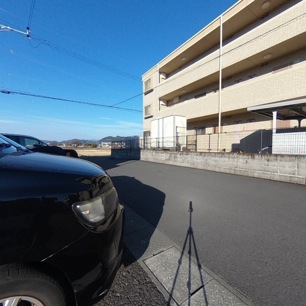 写真:こすもす館の駐車場