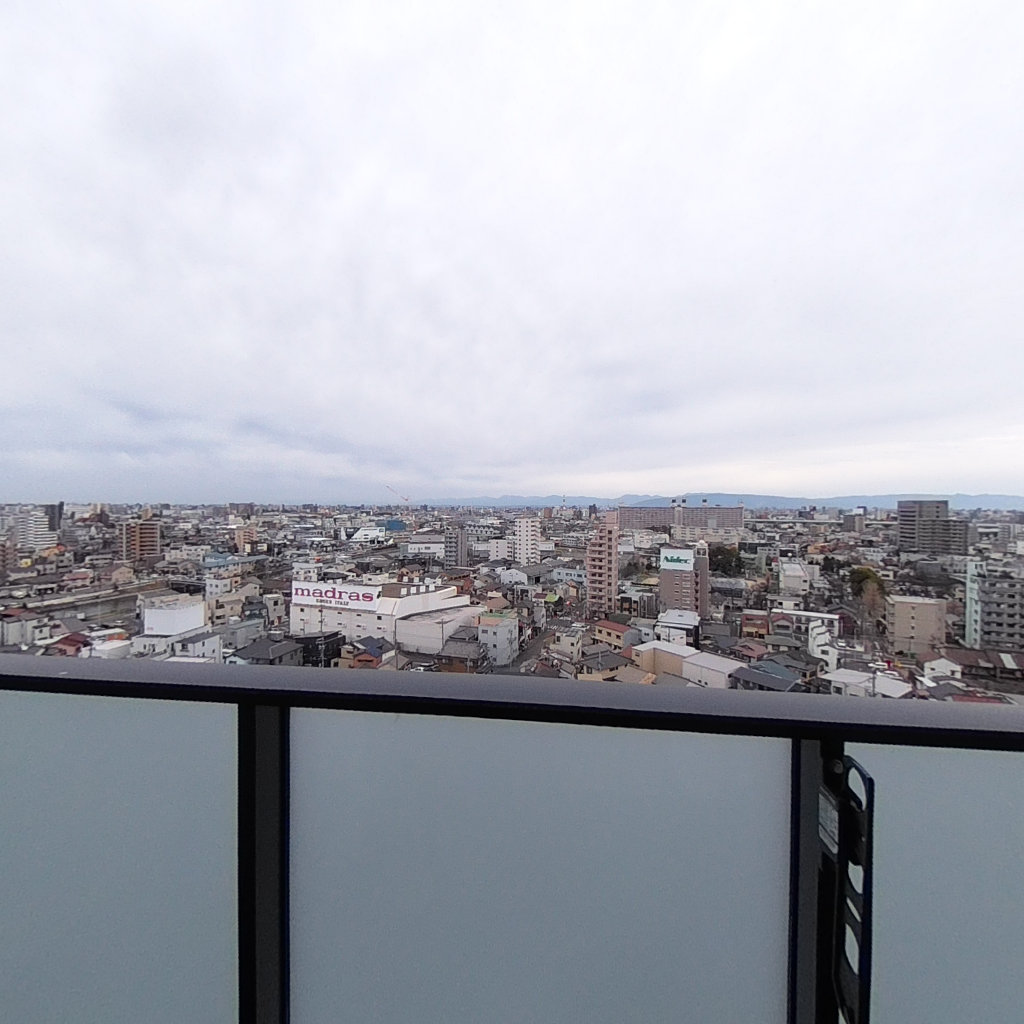 写真:S-RESIDENCE山王のベランダ